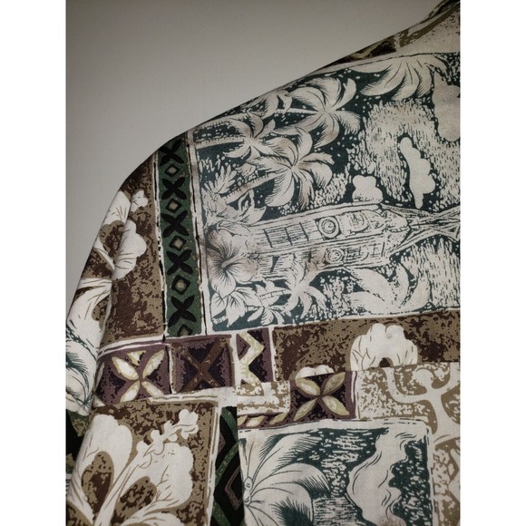 Hawaiian Togs Hawaiian Shirt Tropical island Hibiscus Design 2XL - Picture 7 of 11